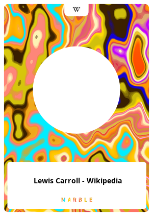 Lewis Carroll - Wikipedia