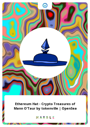 Ethereum Hat - Crypto Treasures of Mann O'Taur by tokenville | OpenSea