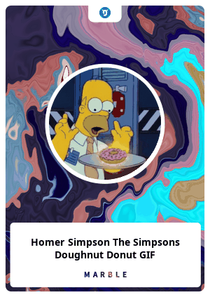 Homer Simpson The Simpsons Doughnut Donut Gif Marble Card Marble Cards Info Homer Simpson The Simpsons Doughnut Donut Gif Marble Card Marble Cards Info