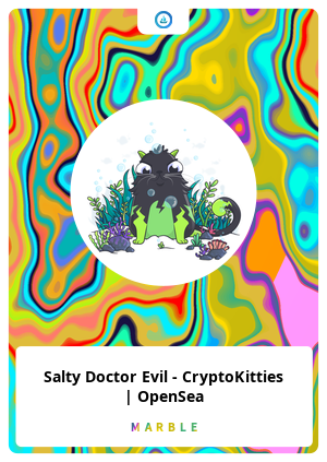 Salty Doctor Evil - CryptoKitties | OpenSea