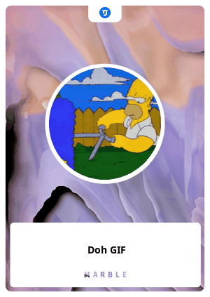 Doh Gif Marble Card Marble Cards Info