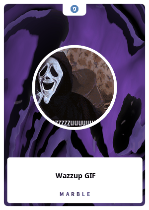 wazzup scream gif