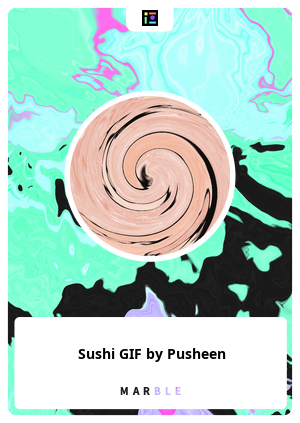Nft Sushi GIF by Pusheen