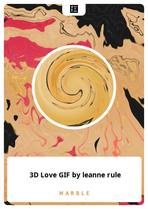 3D Love GIF by leanne rule