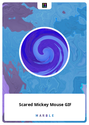 Nft Scared Mickey Mouse GIF