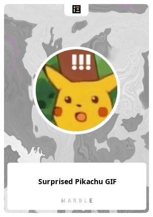 surprised pikachu pokemon card Poliwhirl main image 0