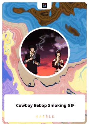 Cowboy Bebop Smoking GIF - Marble.Card #70613
