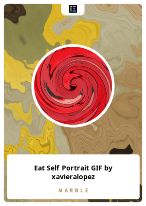 Eat Self Portrait GIF by xavieralopez