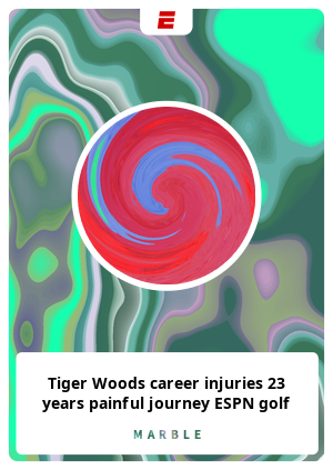 Tiger Woods career injuries 23 years painful journey ESPN golf