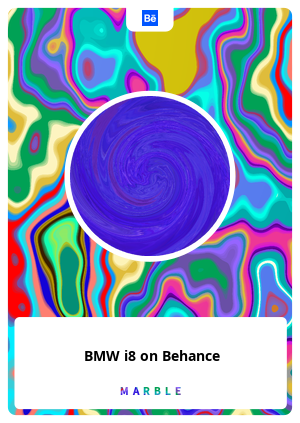 BMW i8 on Behance