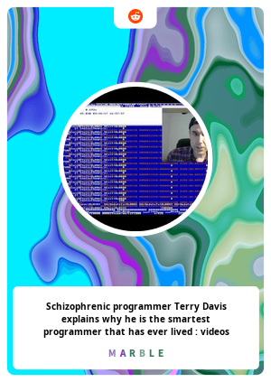 Schizophrenic programmer Terry Davis explains why he is the smartest programmer that has ever lived : videos