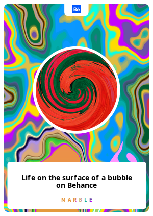 Nft Life on the surface of a bubble on Behance
