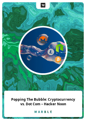Nft Popping The Bubble: Cryptocurrency vs. Dot Com – Hacker Noon