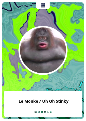 Uh Oh Stinky Poop Le Monke Meme Art Print by Jamaaf Tasne - Fine