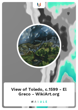 View of Toledo, c.1599 - El Greco - WikiArt.org