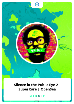 Silence in the Public Eye 2 - SuperRare | OpenSea