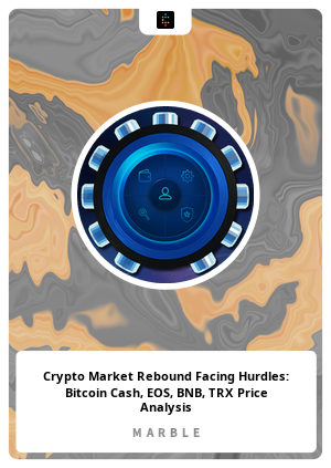 Crypto Market Rebound Facing Hurdles: Bitcoin Cash, EOS, BNB, TRX Price Analysis