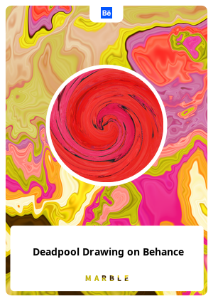 Deadpool Drawing on Behance