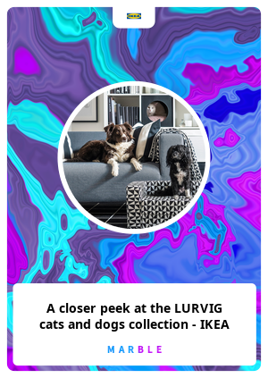 A closer peek at the LURVIG cats and dogs collection - IKEA