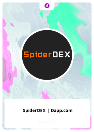 SpiderDEX | Dapp.com