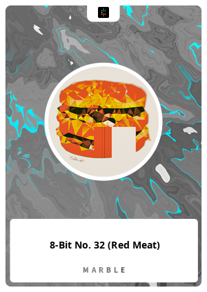 8-Bit No. 32 (Red Meat)