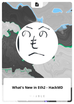 What's New in Eth2 - HackMD