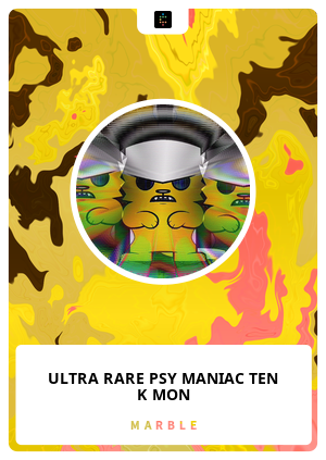 ULTRA RARE PSY MANIAC TEN K MON