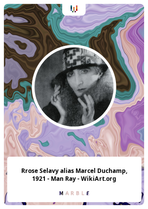 Rrose Selavy alias Marcel Duchamp, 1921 - Man Ray - WikiArt.org