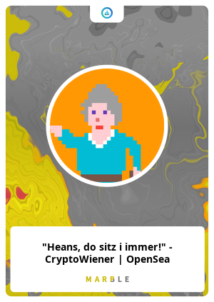 "Heans, do sitz i immer!" - CryptoWiener | OpenSea