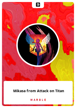 Mikasa from Attack on Titan