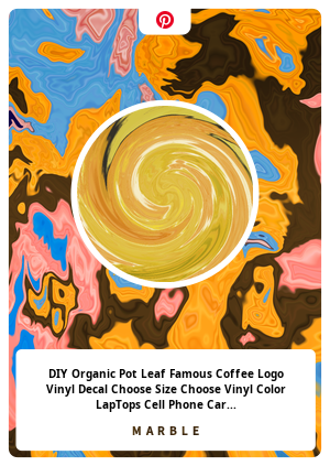 Nft DIY Organic Pot Leaf Famous Coffee Logo Vinyl Decal Choose Size Choose Vinyl Color LapTops Cell Phone Car Windows Coffee Cups Drinking Cups in 2020 | Stoner art, Coffee logo, Vinyl decals