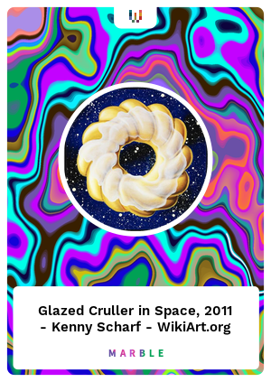 Glazed Cruller in Space, 2011 - Kenny Scharf - WikiArt.org