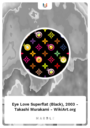 Eye Love Superflat (Black), 2003 - Takashi Murakami 