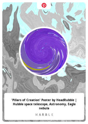 Nft 'Pillars of Creation' Poster by HeadRubble | Hubble space telescope, Astronomy, Eagle nebula