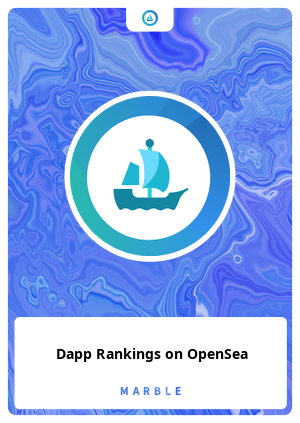 Dapp Rankings on OpenSea