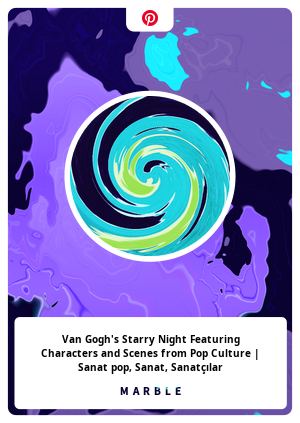 Nft Van Gogh's Starry Night Featuring Characters and Scenes from Pop Culture | Sanat pop, Sanat, Sanatçılar