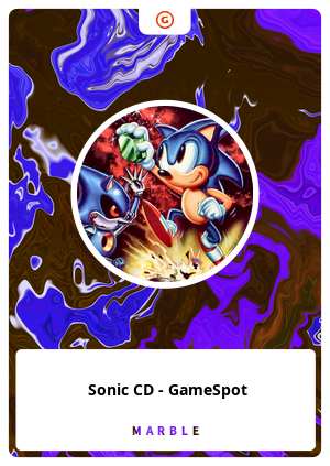 Sonic CD - GameSpot