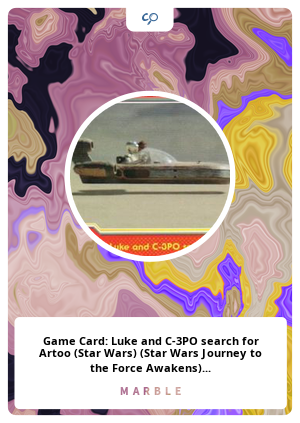 Nft Game Card: Luke and C-3PO search for Artoo (Star Wars) (Star Wars Journey to the Force Awakens) Col:SW-JFA-ENG010