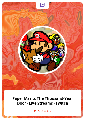 Paper Mario: The Thousand-Year Door - Live Streams - Twitch